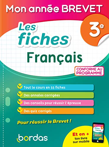 Beispielbild fr Mon Anne Brevet Les fiches Franais 3e zum Verkauf von medimops