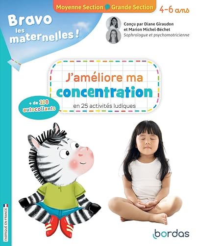 Beispielbild fr Bravo les maternelles - J'amliore ma concentration Giraudon, Diane; Michel-Bchet, Marion; Berthelet, Galle et Hudrisier, Ccile zum Verkauf von BIBLIO-NET