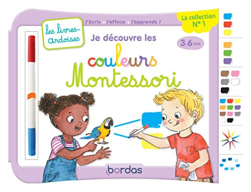 Beispielbild fr Je Dcouvre Les Couleurs Montessori : J'cris, J'efface, J'apprends ! : 3-6 Ans zum Verkauf von RECYCLIVRE