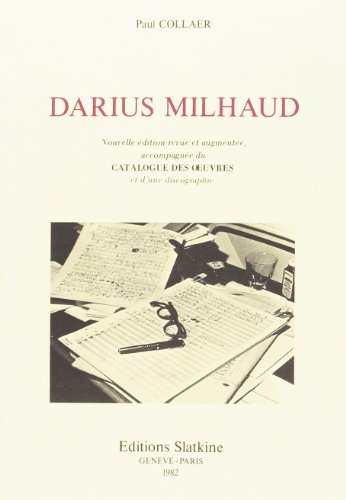 Beispielbild fr Darius Milhaud zum Verkauf von Broad Street Book Centre