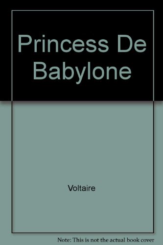 9782051009874: Princess De Babylone