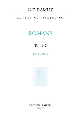 Beispielbild fr Oeuvres Completes 25. Romans. T7. 1923-1925 [Reli] Ramuz, Charles-Ferdinand zum Verkauf von BIBLIO-NET
