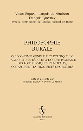 Imagen de archivo de PHILOSOPHIE RURALE a la venta por Gallix