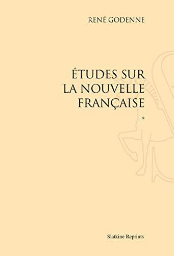 9782051027335: tudes sur la nouvelle franaise.