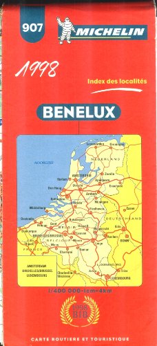 Michelin Benelux 1998: Carte Routiere et Touristique, No. 907 (French, Dutch, English and German Edition) (9782060009070) by Michelin