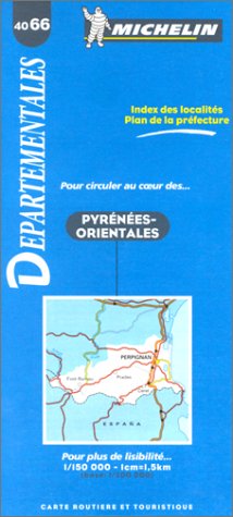 Michelin Pyrenees-Orientales Departemental Map (Departmental Maps) (9782060040660) by [???]