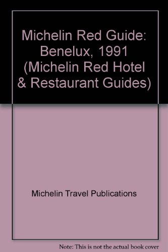 9782060060194: Michelin Red: Benelux 1991