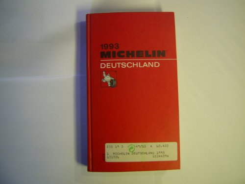 Michelin 1993 Deutschland - Michelin Travel, Publications