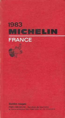 Beispielbild fr Michelin Red Guide: France, 1983 zum Verkauf von Better World Books