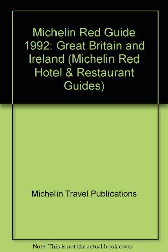 Michelin Red-Great Britain and Ireland (9782060065298) by Michelin Travel Publications