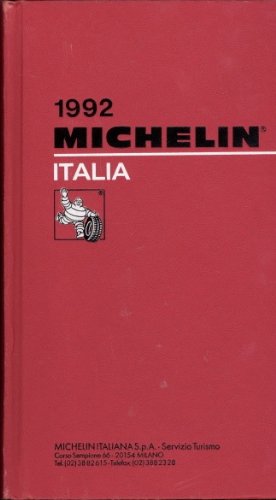 Imagen de archivo de 1992 Michelin Italia a la venta por PsychoBabel & Skoob Books