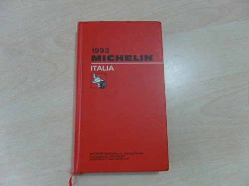 Michelin Red-Italia, 1993 (9782060067391) by Michelin Travel Publications