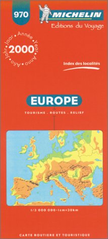 9782060970110: MICHELIN 970 EUROPA 2000: No. 970 (Michelin Maps)