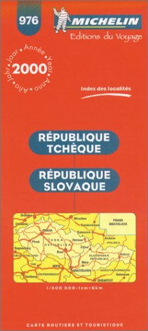 Czech/Slovak Republic 2000 (Michelin Maps) (French Edition) (9782060976044) by Michelin Staff