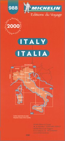 Imagen de archivo de Italy: No. 988 (Michelin Maps) a la venta por WorldofBooks