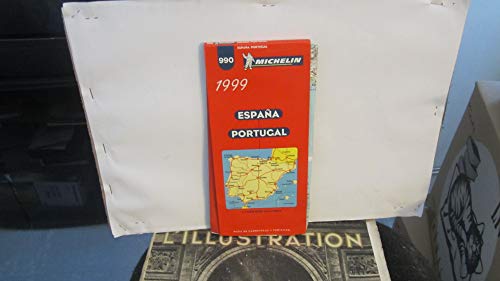 9782060990200: MICHELIN 990 SPANJE PORTUGAL 1999: No. 990 (Michelin Maps)
