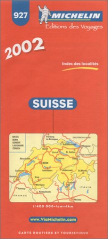 Imagen de archivo de Switzerland: No. 927 (Michelin Maps) a la venta por WorldofBooks