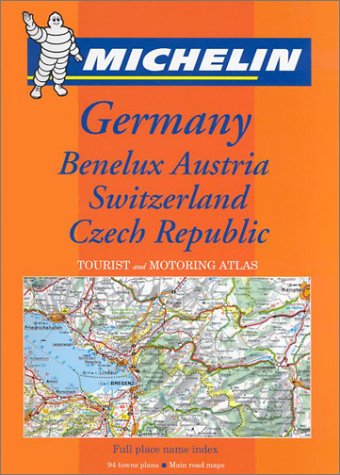 9782061001592: Michelin Germany/Austria/Benelux/Switzerland/Czech Republic Tourist and Motoring Atlas (Michelin Germany, Austria, Benelux, Switzerland, Czech Republic Atlas)