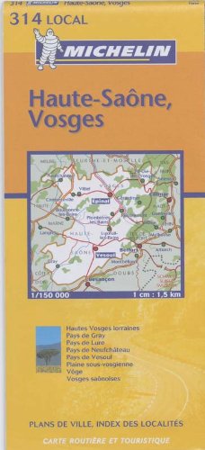 9782061003756: Carte routire : Haute-Sane - Vosges, N 11314