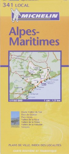 Alpes-Maritimes: Includes Plans for Nice, Cannes (Michelin Local France, No. 341) (French Edition) (9782061004029) by Michelin Travel Publications