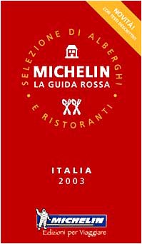 Stock image for der rote michelinfhrer in italien : auswahl an hotels und restaurants. for sale by alt-saarbrcker antiquariat g.w.melling