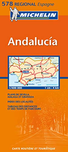 Stock image for Michelin Map Spain Southern: Andalucia 578 (Maps/Regional (Michelin)) for sale by Ergodebooks