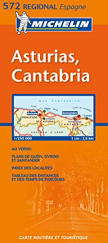 9782061007716: CR 572 ASTURIAS, CANTABRIA (Carte Rgionale)