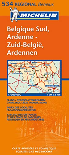 Stock image for Carte REGIONAL Belgique Sud, Ardenne / Zuid-Belgie, Ardennen for sale by Ammareal