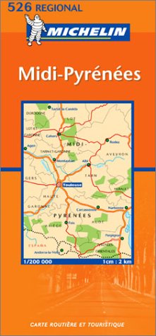 9782061008133: Pyrenees-Midi (kaart)