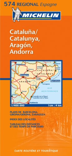 Stock image for Aragon, Cataluna: No.574 (Michelin Regional Maps) for sale by WorldofBooks