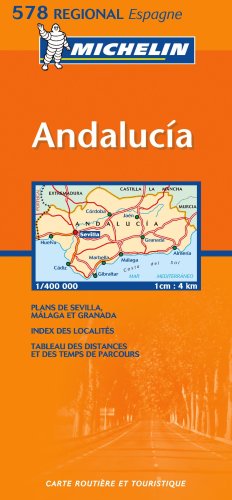 9782061009154: Andaluca: No.578 (Carte regionali)