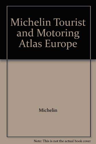 9782061129012: Michelin Touring and Motoring Atlas Europe 1998