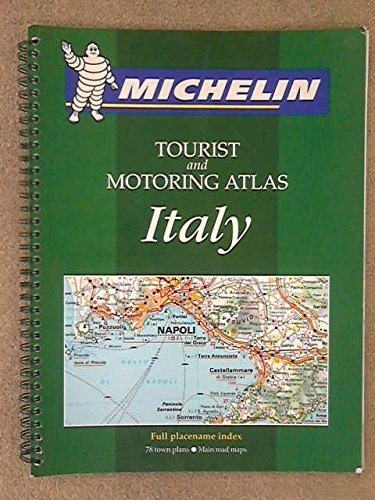 Imagen de archivo de Michelin Tourist and Motoring Atlas Italy (Michelin Atlases) a la venta por Wonder Book