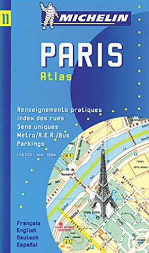 Michelin Paris Pocket Atlas Map No. 11 (Michelin Maps & Atlases) (9782067000117) by Guides Touristiques Michelin
