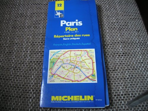 9782067000124: Michelin Paris Pocket Atlas Map No. 11 (Michelin Maps & Atlases)