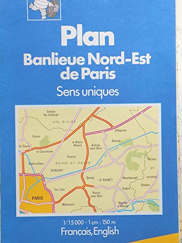 Stock image for Michelin Paris Northeast Street Map With Index Map No. 20 (Michelin Maps & Atlases) for sale by Library House Internet Sales