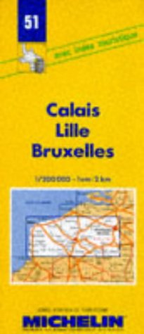 Stock image for Calais-Lille-Bruxelles: No.51 (Michelin Maps) for sale by WorldofBooks