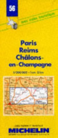 9782067000568: MICHELIN 056 PARIS REIMS: No.56 (Michelin Maps)