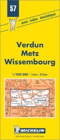 9782067000575: MICHELIN 057 VERDUN WISSEMBOURG: No.57 (Michelin Maps)