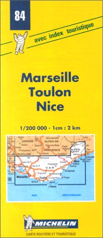 9782067000841: Carte routire : Marseille - Toulon - Nice, 84, 1/200000