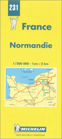 9782067002319: Normandy: No.231 (Michelin Maps)