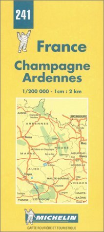 Stock image for Michelin Map 241 France Champagne, Ardennes for sale by Goldstone Books