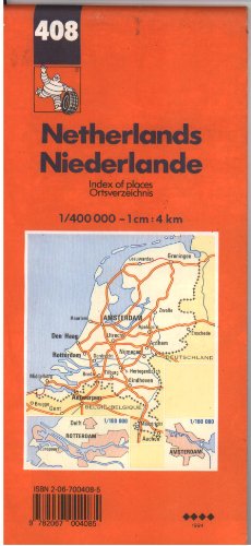 Stock image for Netherlands: 408 (Michelin Main Road Maps) for sale by WorldofBooks