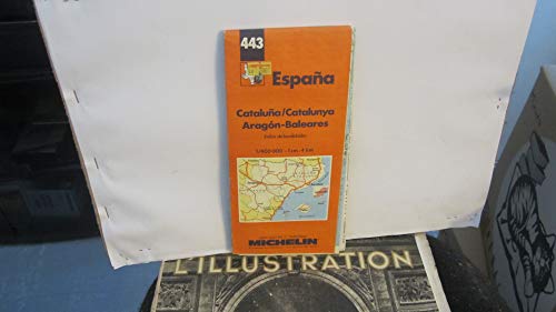Stock image for Michelin Spain North East/Baleares Map No. 443 (Michelin Maps & Atlases) for sale by SecondSale