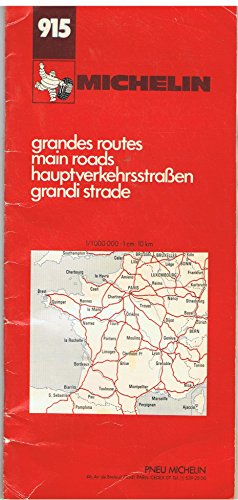 Michelin Road Atlas: France (No 915) (9782067009158) by [???]