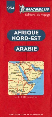 Stock image for Africa : North East and Arabia Michelin Map 954: No. 954 for sale by WorldofBooks