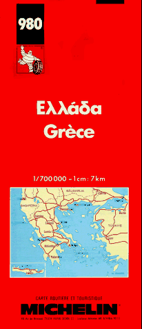 9782067009806: Michelin Main Road Map: Greece (French Edition)