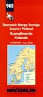 Beispielbild fr Michelin Main Road Map: Danmark Norge Sverige, Suomi/Finland, Scandinavie, Finlande/No. 985 (French Edition) zum Verkauf von Wonder Book