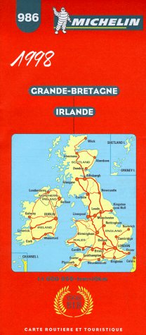 Imagen de archivo de Michelin Main Road Map: Great Britain and Ireland (Michelin Maps) (French Edition) a la venta por Wonder Book