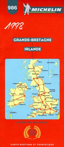 Stock image for Michelin Main Road Map: Great Britain and Ireland (Michelin Maps) (French Edition) for sale by Wonder Book